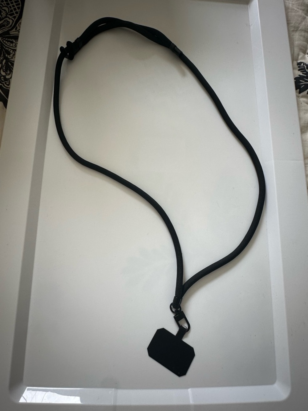 Black Minimalist Phone Carrier